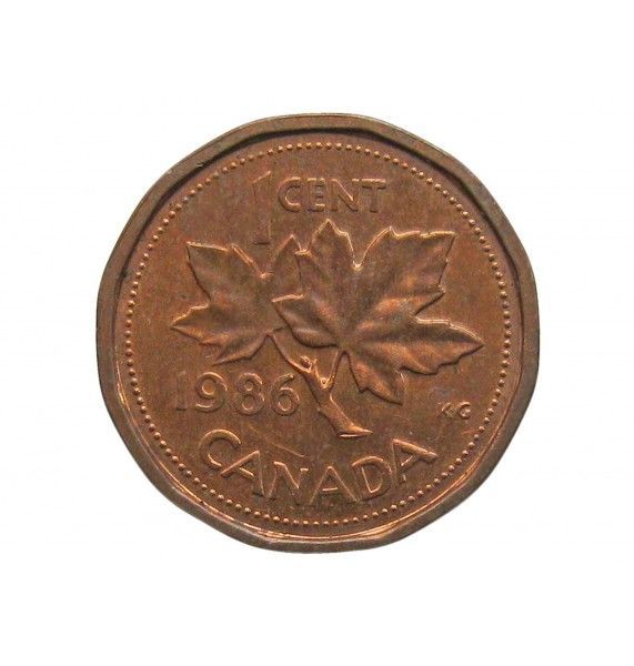 Канада 1 цент 1986 г.
