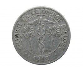 Алжир 10 сантимов 1918 г.  