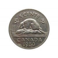 Канада 5 центов 1980 г.