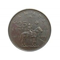 Канада 25 центов 1973 г. (100 лет конной полиции Канады) 