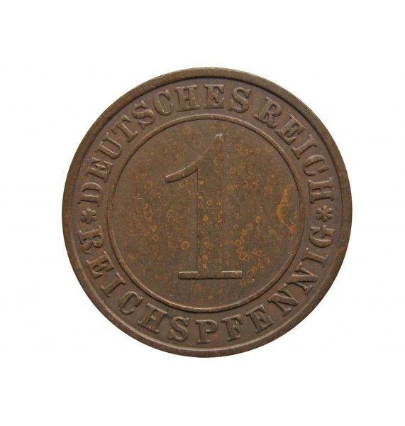 Германия 1 пфенниг (reichs) 1925 г. A
