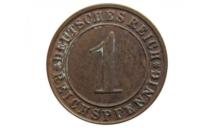 Германия 1 пфенниг (reichs) 1929 г. D