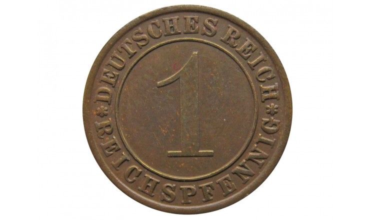 Германия 1 пфенниг (reichs) 1934 г. A