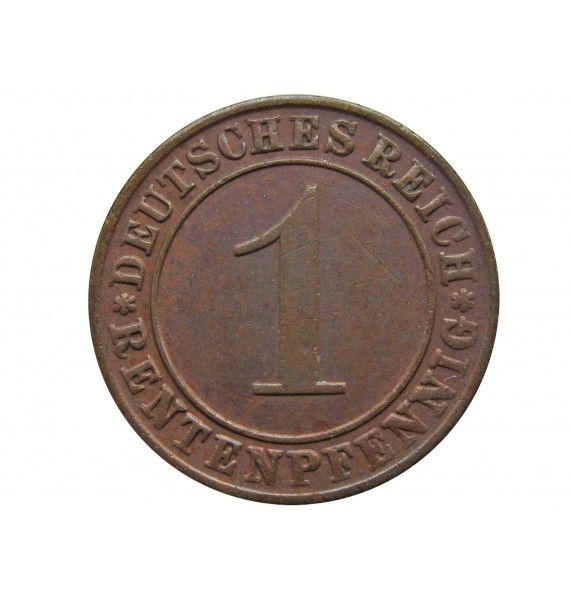 Германия 1 пфенниг (renten) 1923 г. A