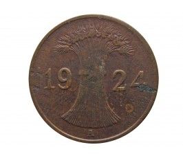 Германия 1 пфенниг (renten) 1924 г. A