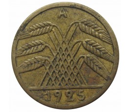 Германия 5 пфеннигов (reichs) 1925 г. A