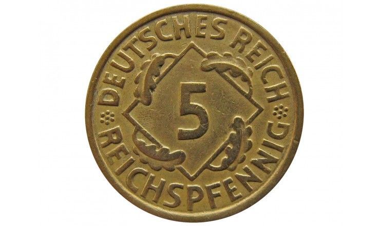 Германия 5 пфеннигов (reichs) 1936 г. A