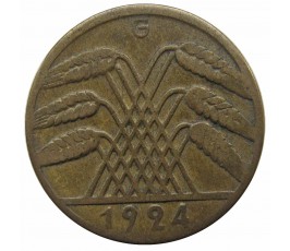 Германия 10 пфеннигов (renten) 1924 г. G