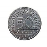 Германия 50 пфеннигов 1920 г. A