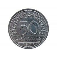 Германия 50 пфеннигов 1921 г. A