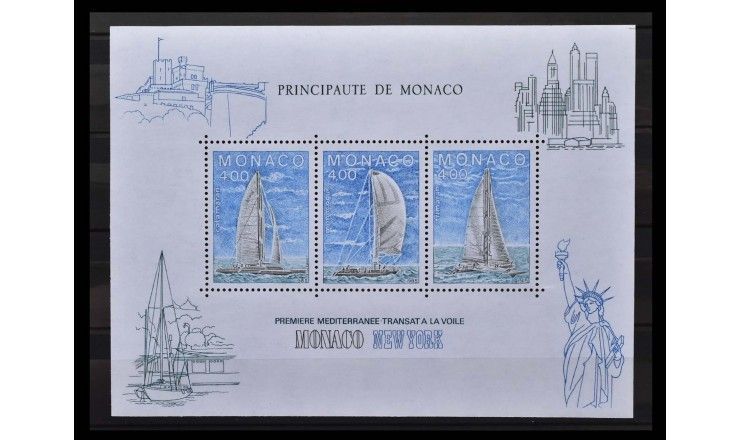 Монако 1985 г. "Трансатлантическая парусная регата"
