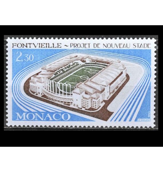Монако 1982 г. "Проект нового стадиона Louis II, Фонвьеи"