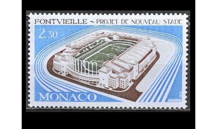 Монако 1982 г. "Проект нового стадиона Louis II, Фонвьеи"