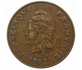 Французская Полинезия 100 франков 1992 г. Французская Полинезия 100 франков 1992 г.