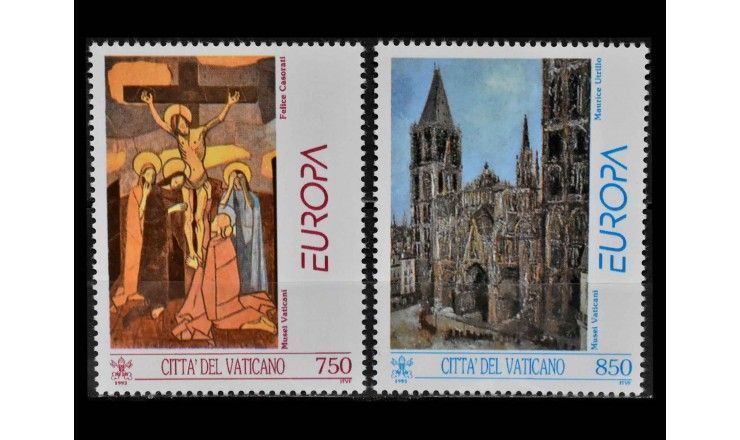 Ватикан 1993 г. "Европа: Современное искусство" 