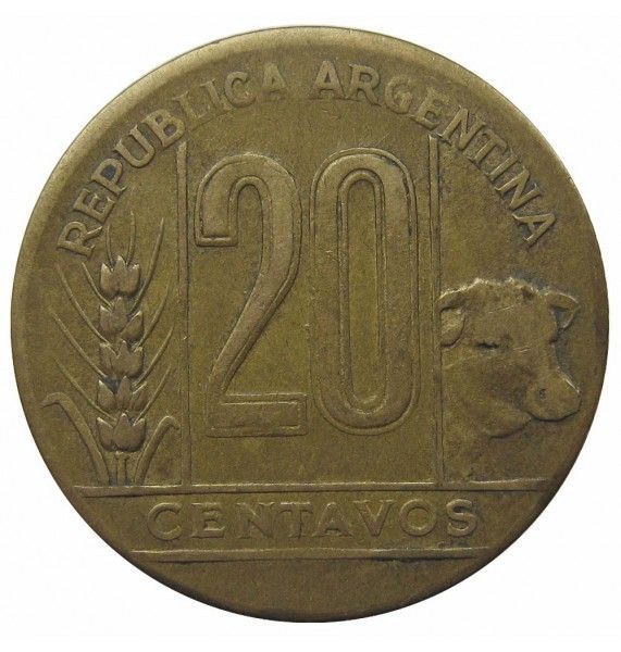 Аргентина 20 сентаво 1946 г.