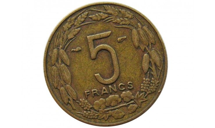 Камерун 5 франков 1958 г.