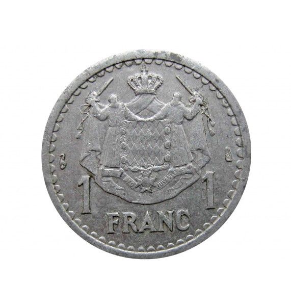 Монако 1 франк 1943 г. 