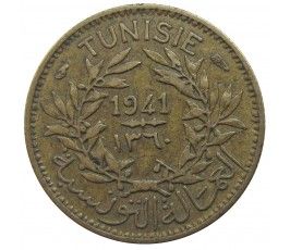 Тунис 50 сантимов 1941 г. Тунис 50 сантимов 1941 г.