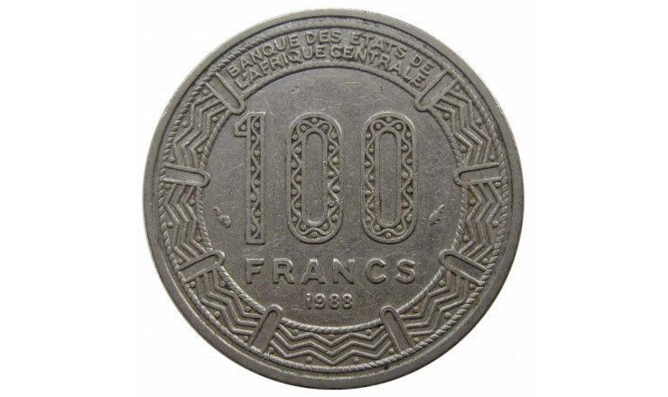 ЦАР 100 франков 1988 г.