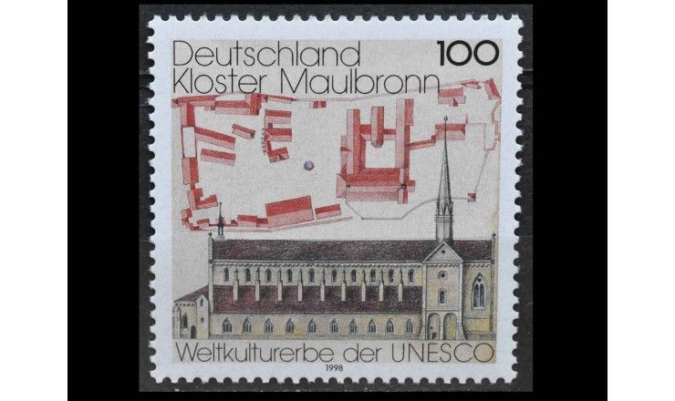ФРГ 1998 г. "Маульброннский монастырь" 