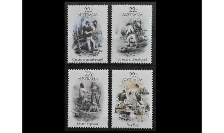 Австралия 1981 г. "Золотая лихорадка"