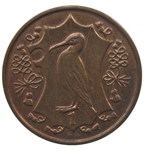 Остров Мэн 1 пенни 1986 г. AА