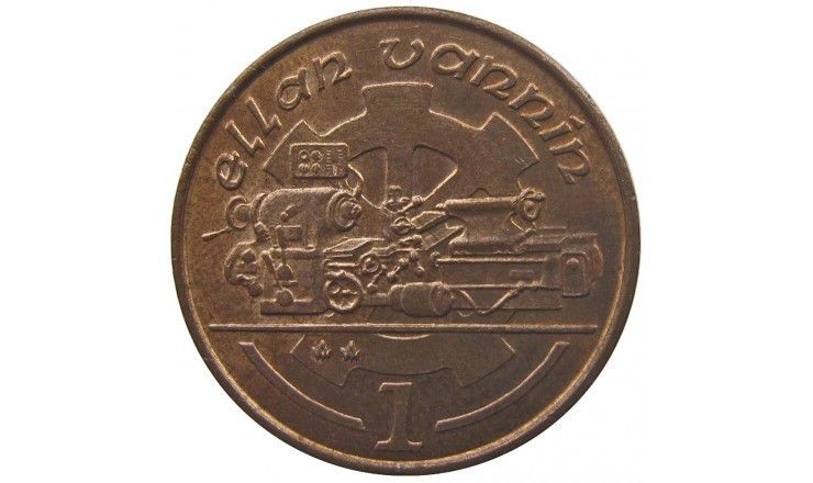 Остров Мэн 1 пенни 1990 г. АА