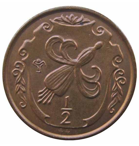 Остров Мэн 1/2 пенни 1985 г. AA