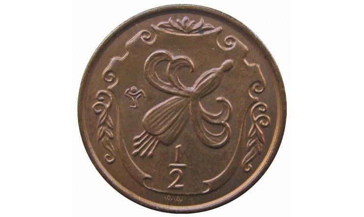 Остров Мэн 1/2 пенни 1985 г. AA