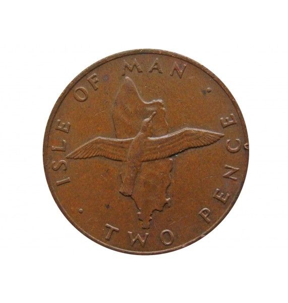 Остров Мэн 2 пенса 1976 г.