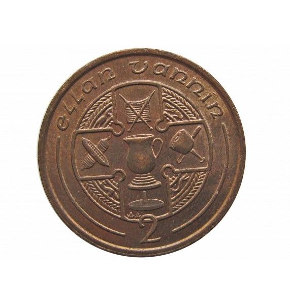 Остров Мэн 2 пенса 1994 г. АА