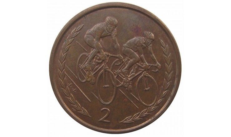Остров Мэн 2 пенса 1998 г. AA Остров Мэн 2 пенса 1998 г. AA