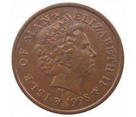 Остров Мэн 2 пенса 1998 г. AA Остров Мэн 2 пенса 1998 г. AA