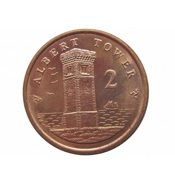 Остров Мэн 2 пенса 2012 г. AA 