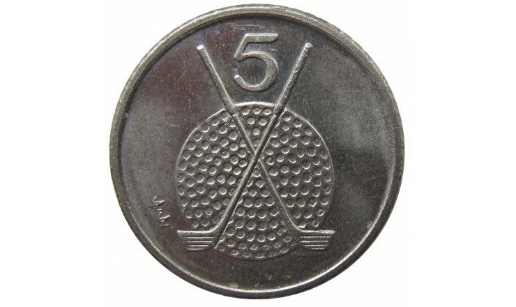 Остров Мэн 5 пенсов 1995 г. AA