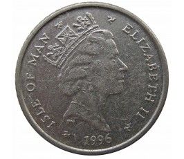 Остров Мэн 5 пенсов 1996 г. AA
