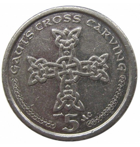 Остров Мэн 5 пенсов 2000 г.  AC
