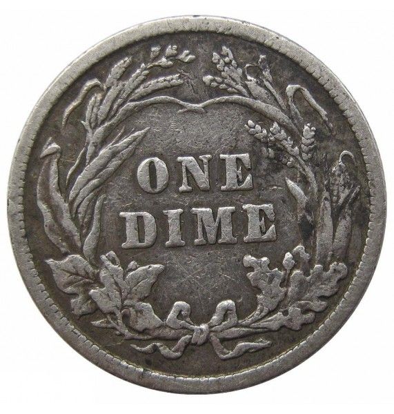 США дайм (10 центов) 1905 г.