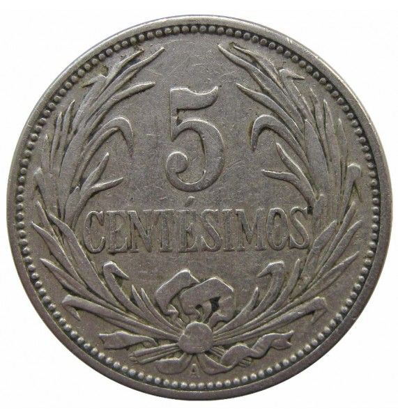 Уругвай 5 сентесимо 1936 г.