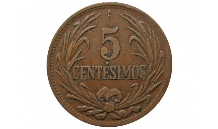 Уругвай 5 сентесимо 1948 г.