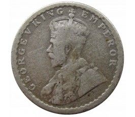 Индия 1/4 рупии 1917 г. 