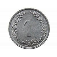 Тунис 1 миллим 1960 г.