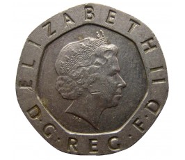 Великобритания 20 пенсов 2005 г.
