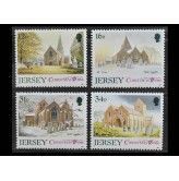 Джерси 1988 г. "Рождество: Приходские церкви Джерси"