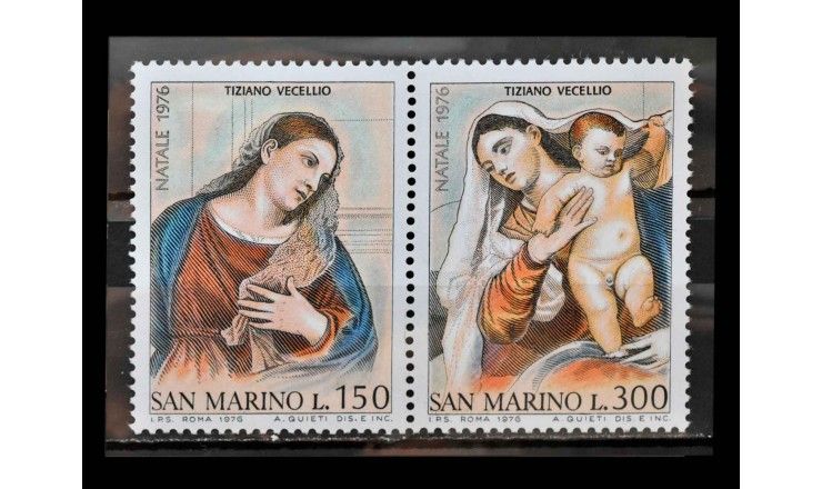 Сан-Марино 1976 г. "Рождество: живопись Тициана"