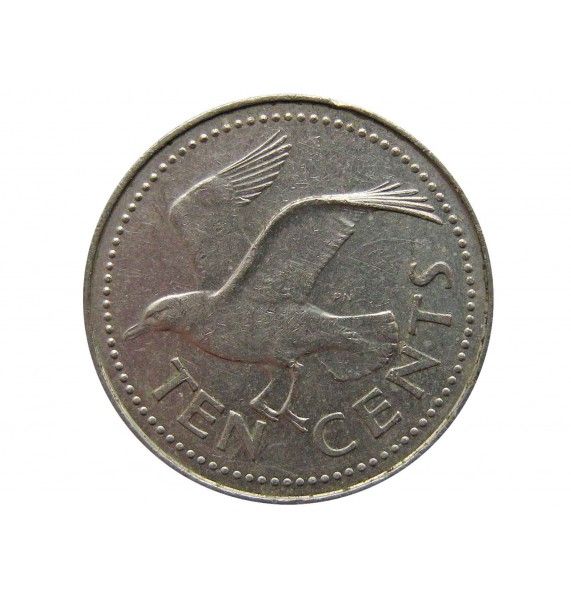 Барбадос 10 центов 1990 г.