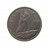 Канада 10 центов 1968 г.