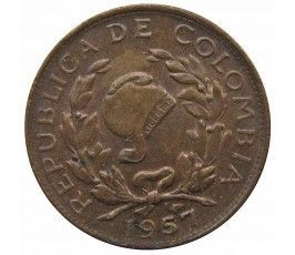 Колумбия 1 сентаво 1957 г.