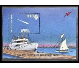 Гамбия 1986 г. "Комета Галлея"